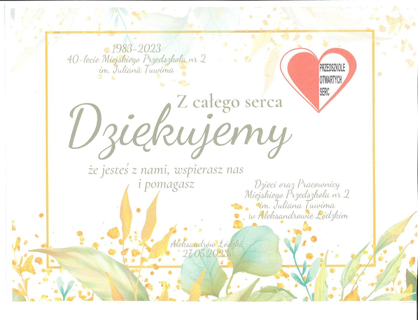 Zdjęcie z działalności poza biurem